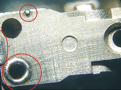 <a href='http://www.kmkhzl.com/product/3.htm' class='text_a'>模具激光焊機(jī)</a>修復(fù)模具效果